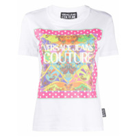 Versace Jeans Couture Camiseta com estampa gráfica - Branco