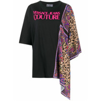 Versace Jeans Couture Camiseta com estampa paisley - Preto