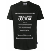 Versace Jeans Couture Camiseta com logo - Preto