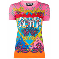 Versace Jeans Couture Camiseta com mix de estampas - Rosa