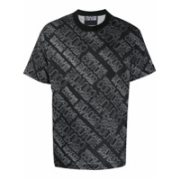 Versace Jeans Couture Camiseta decote careca com logo - Preto
