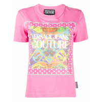 Versace Jeans Couture graphic-print T-shirt - Rosa