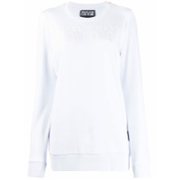 Versace Jeans Couture Moletom com logo - Branco