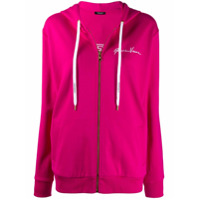 Versace Moletom de capuz com logo Gianni - Rosa