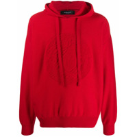 Versace Moletom de capuz com logo Medusa - Vermelho