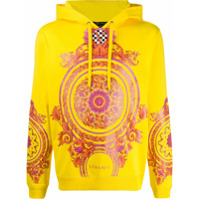 Versace Moletom Le Pop Classique com estampa e capuz - Amarelo