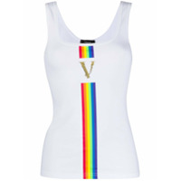 Versace Regata com listras de arco-íris x Pride - Branco