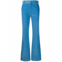 Victoria Beckham Calça flare cintura alta - Azul