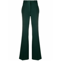 Victoria Beckham Calça flare cintura alta - Verde