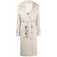 Victoria Beckham Trench coat com abotoamento duplo - Neutro