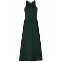 Victoria Beckham Vestido midi decote nadador - Verde