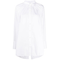Victoria Victoria Beckham Camisa longa com fenda posterior - Branco