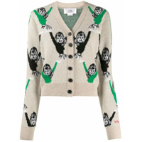 Victoria Victoria Beckham Cardigan cropped mangas longas - Neutro