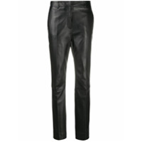 Victoria Victoria Beckham slim-fit leather trousers - Preto