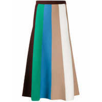 Victoria Victoria Beckham striped midi skirt - Neutro
