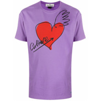 Vivienne Westwood Anglomania Camiseta de algodão com estampa de coração - Rosa