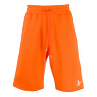 Vivienne Westwood Bermuda esportiva com logo - Laranja