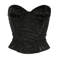 Vivienne Westwood Blusa tomara que caia - Preto
