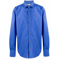 Vivienne Westwood Camisa com acabamento engomado - Azul