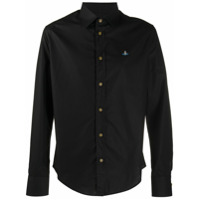 Vivienne Westwood Camisa com acabamento engomado - Preto