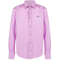 Vivienne Westwood Camisa com acabamento engomado - Rosa
