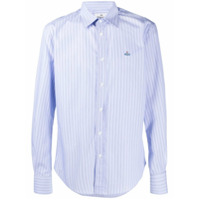 Vivienne Westwood Camisa com logo bordado - Azul