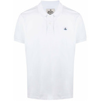 Vivienne Westwood Camisa polo com logo bordado - Branco