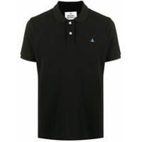 Vivienne Westwood Camisa polo com logo - Preto