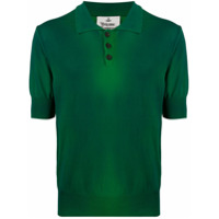 Vivienne Westwood Camisa polo com logo - Verde