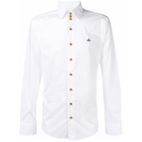 Vivienne Westwood Camisa slim com logo - Branco
