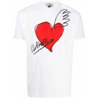 Vivienne Westwood heart print T-shirt - Branco