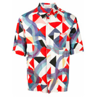 Wales Bonner Camisa mangas curtas com estampa geométrica - Estampado