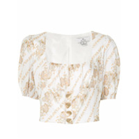 We Are Kindred Blusa Bronte com bustier - Branco