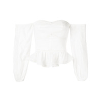We Are Kindred Blusa Sorrento ombro a ombro - Branco