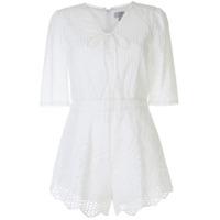 We Are Kindred Macaquinho Lua com bordado inglês - Branco