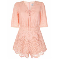 We Are Kindred Macaquinho Lua com bordado inglês - Rosa