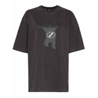 We11done Camiseta com estampa Teddy - Marrom