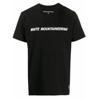 White Mountaineering Camiseta mangas curtas com estampa de logo - Preto