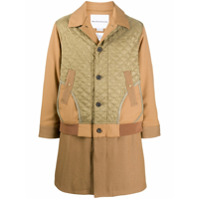 White Mountaineering Casaco matelassê - Neutro