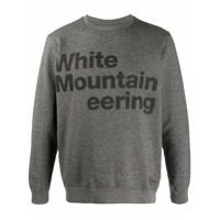 White Mountaineering Moletom com logo gráfico - Preto