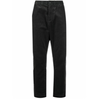 White Mountaineering slim-fit corduroy trousers - Cinza