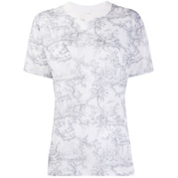 Wolford Camiseta Antoinette com estampa abstrata - Branco