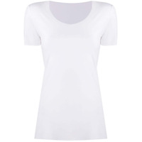 Wolford Camiseta Aurora com mangas curtas - Branco