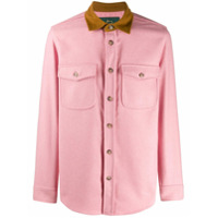 Woolrich Camisa com gola contrastante - Rosa