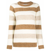 Woolrich long sleeve block stripe jumper - Marrom