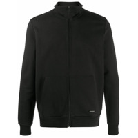 Woolrich Moletom de algodão com zíper - Preto