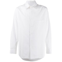 Yohji Yamamoto Camisa mangas longas de algodão - Branco