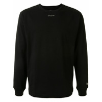 Yohji Yamamoto Camiseta mangas longas de algodão - Preto