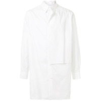 Yohji Yamamoto oversized panelled shirt - Branco