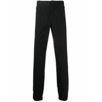 Z Zegna Calça esportiva com cós elástico - Preto